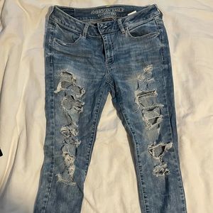 American eagle skinny Capri jeans